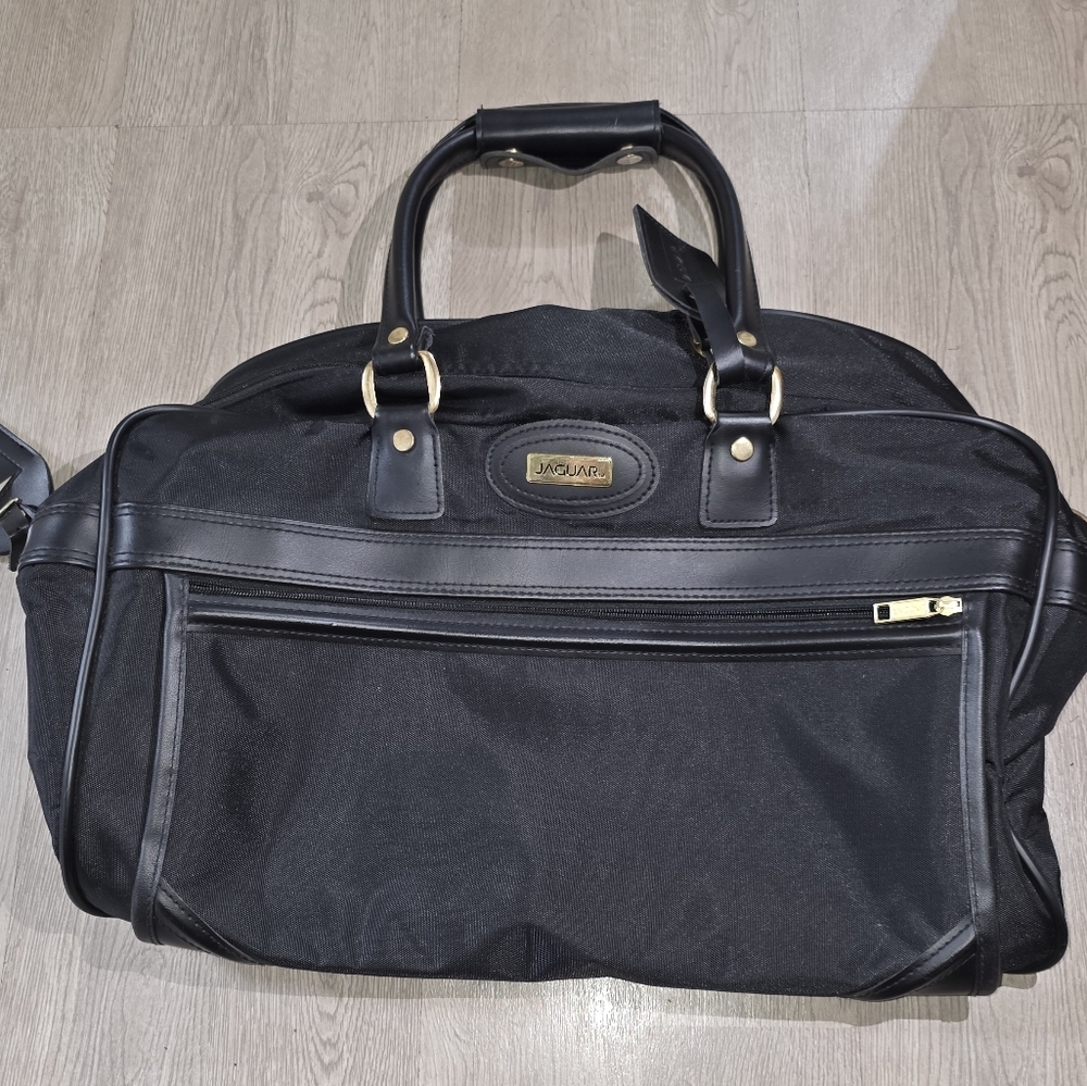 Vintage Jaguar‎ Carry On Luggage Bag.